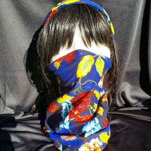 Colorful Floral Gaiter Facemask